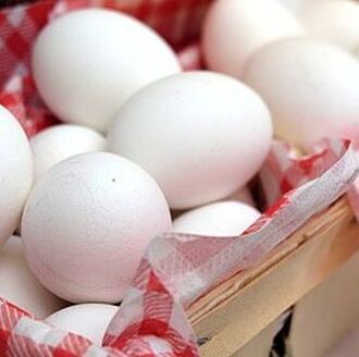 Kokta vita ägg